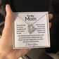 To My Mom - Thank You - Forever Love Necklace