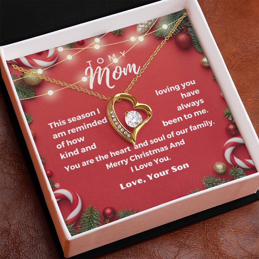 CHRISTMAS SPECIAL - To My Mom - Forever Love Necklace