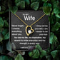 To My Wife - You Are My Life - Forever Love Necklace