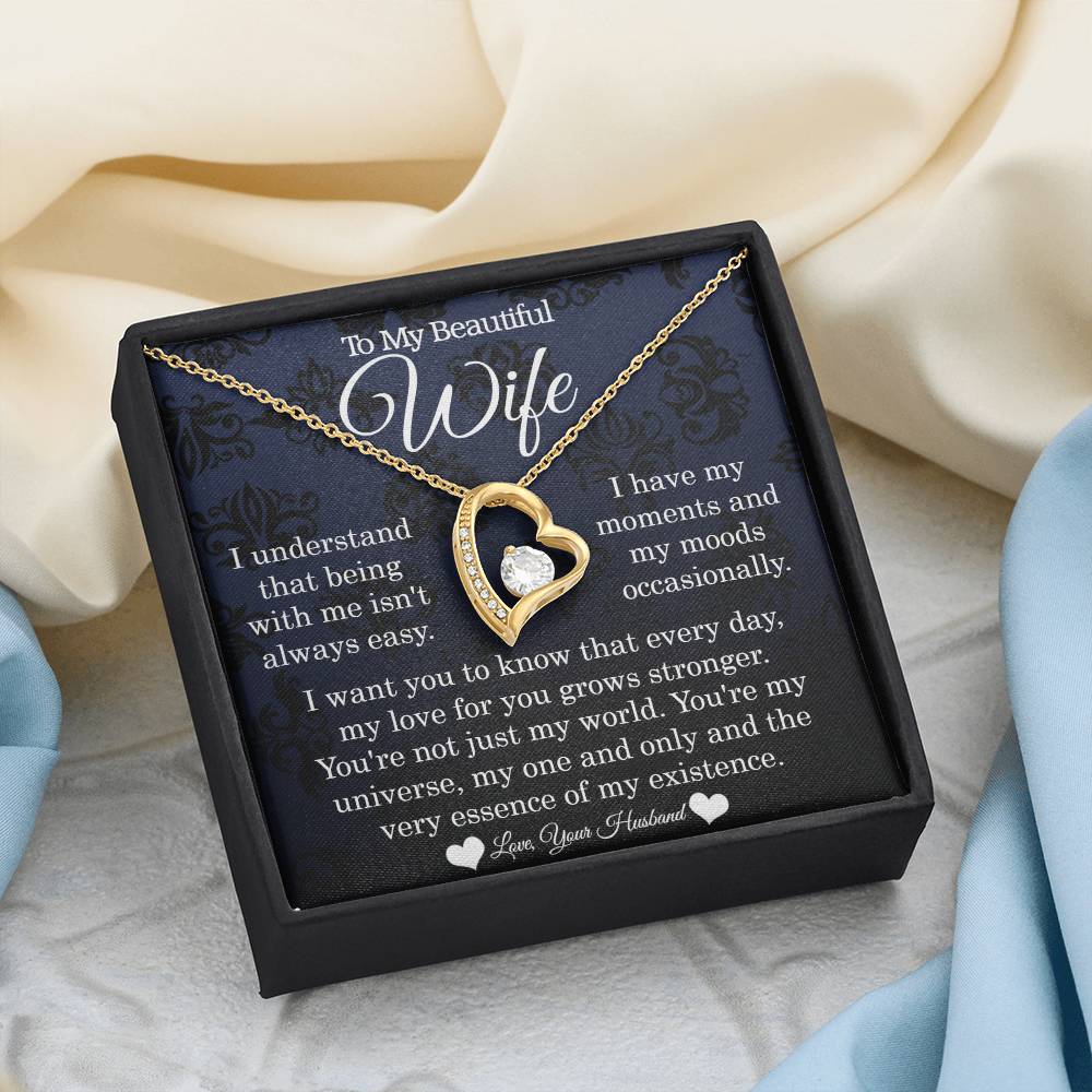 To My Wife - My One And Only - Forever Love Necklace