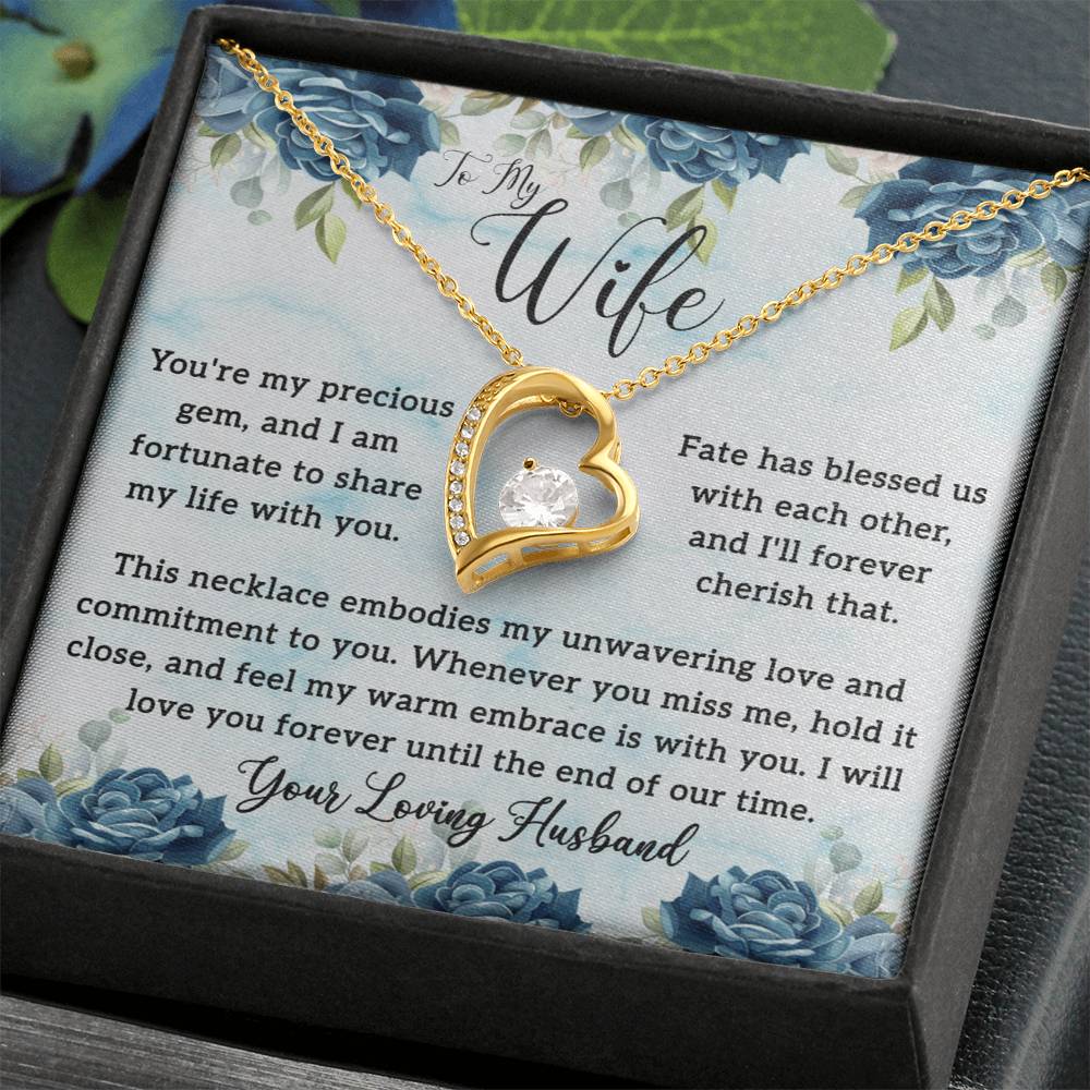 To My Wife - Ignite Eternal Love: The Enchanting Forever Love Necklace